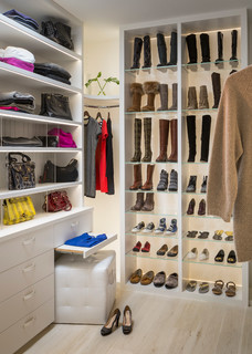 Walking closet con zapatera