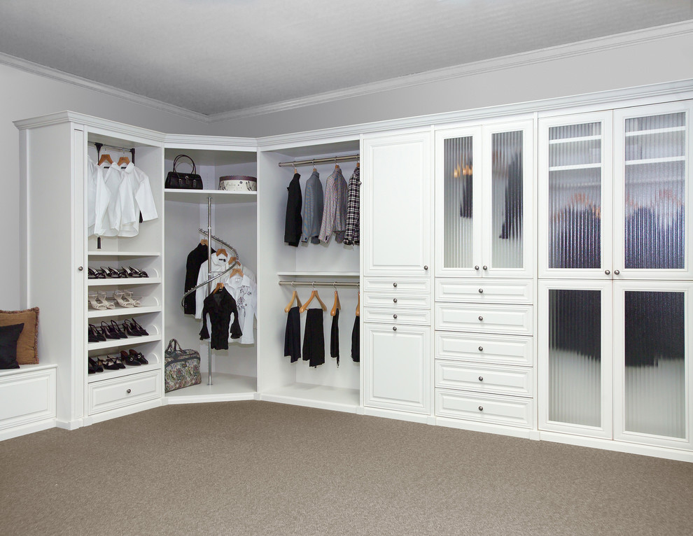 Inspiration for a timeless closet remodel in Houston