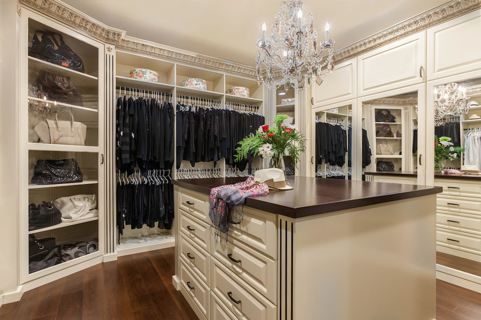 Traditional French Style Custom Closets - Traditional - Closet - Los ...