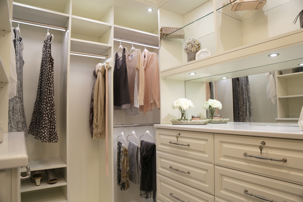 Traditional White Walk-in Closet - Traditional - Closet - Cleveland 