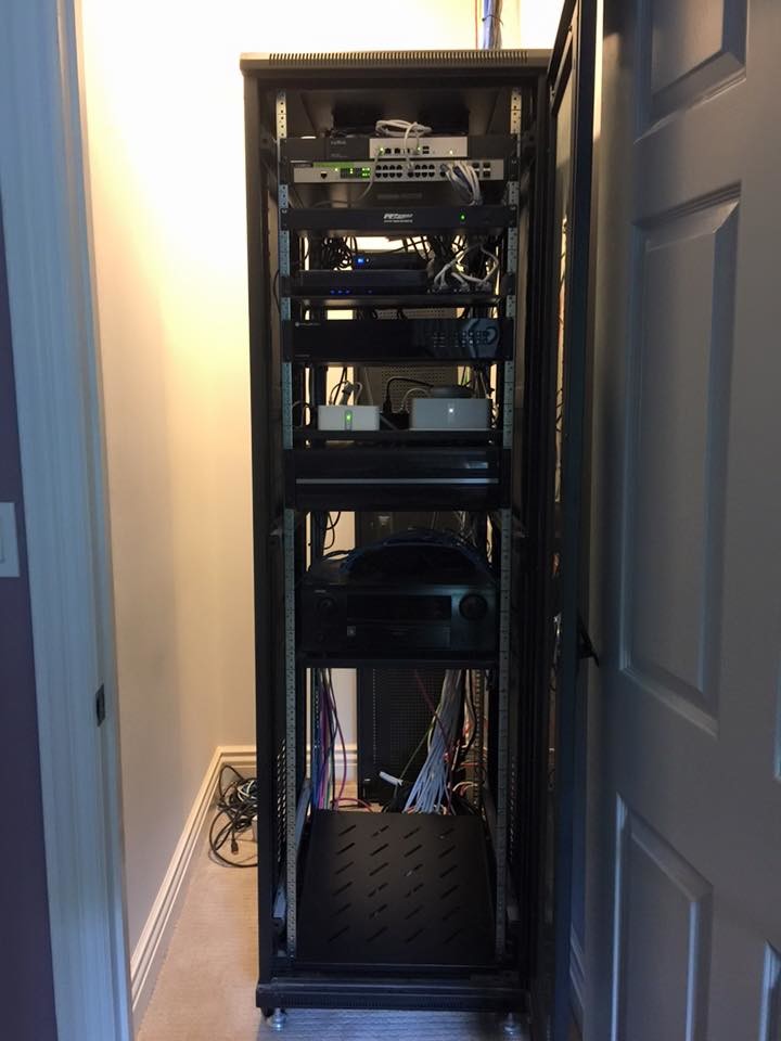 Tv Media Contemporary Closet Los Angeles by ADC Audio Visual