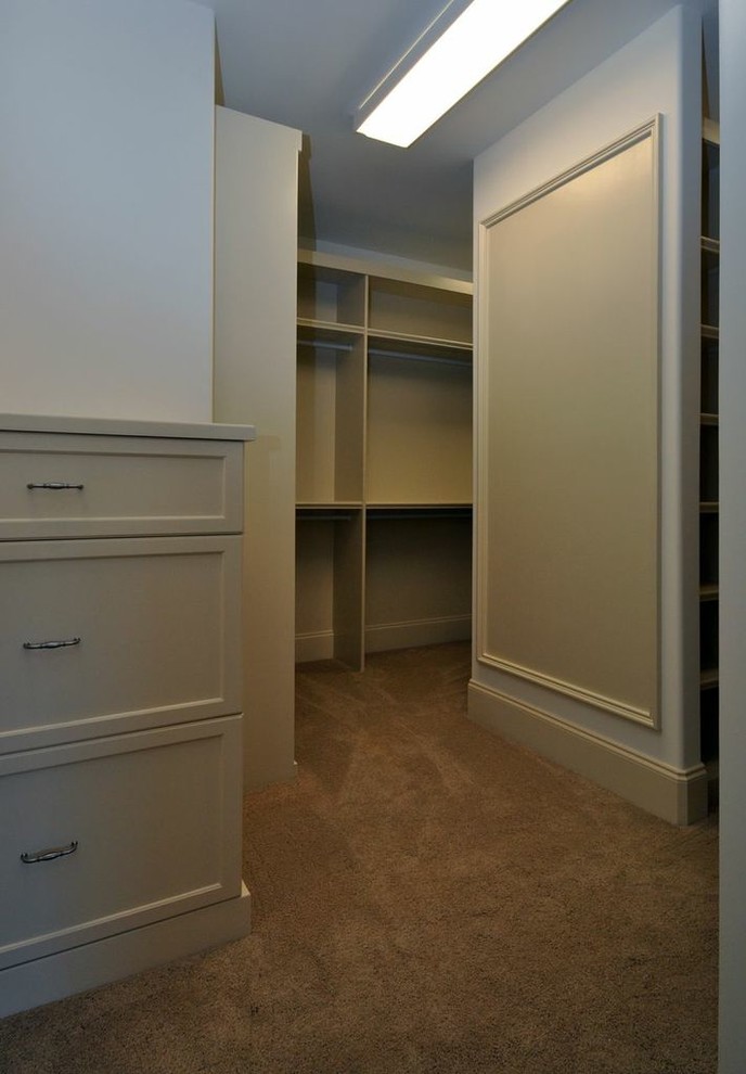 Inspiration for a craftsman closet remodel in Charlotte