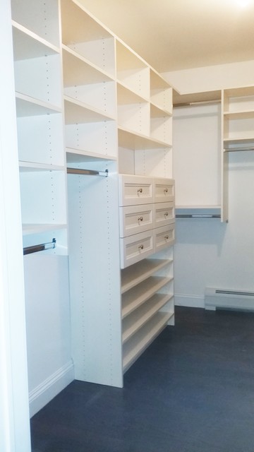 Walk-in closet design in NYC - Transitional - Wardrobe - New York - by ...