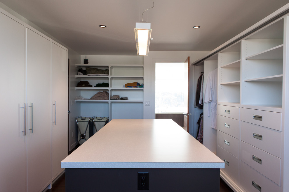 Walk in Closet Modern Closet Edmonton by Habitat Studio Houzz