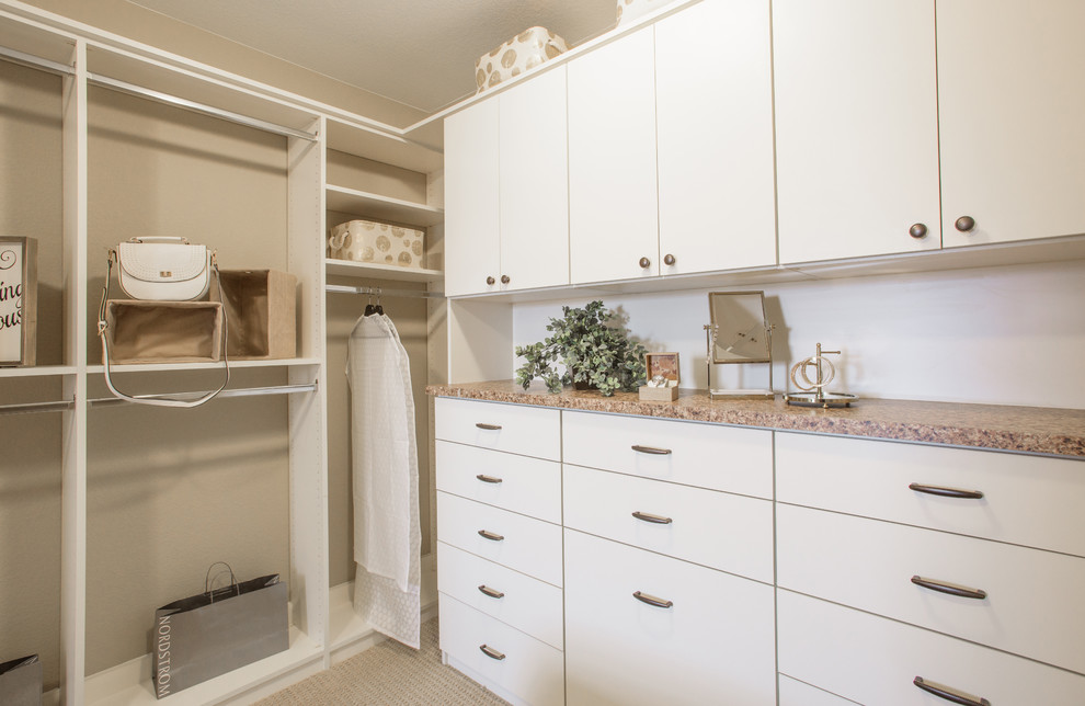 Walkin Closet Off Of Bathroom Transitional Closet Denver by