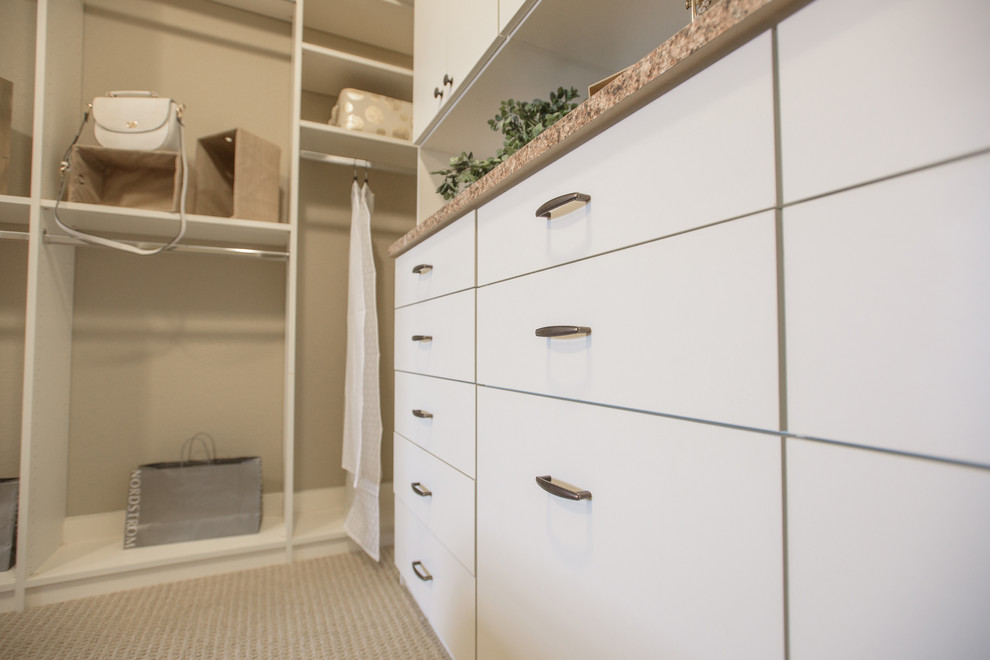 Walkin Closet Off Of Bathroom Transitional Closet Denver by