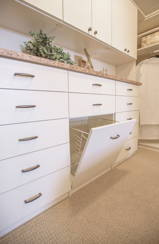 Walkin Closet Off Of Bathroom Transitional Closet Denver by