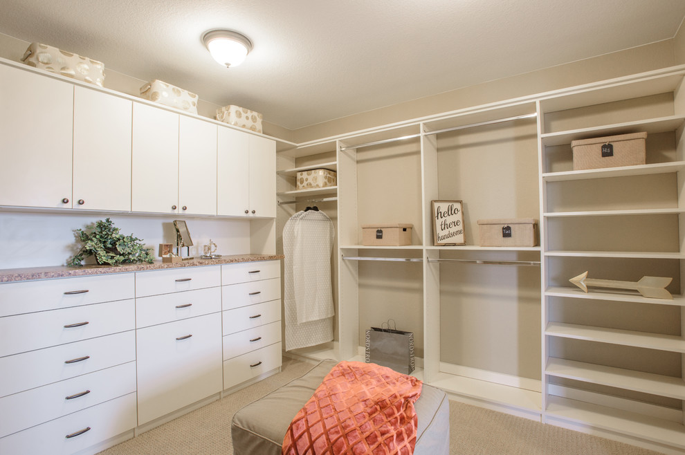 Walkin Closet Off Of Bathroom Transitional Closet Denver by