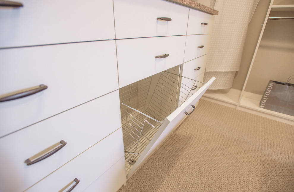 Walkin Closet Off Of Bathroom Transitional Closet Denver by