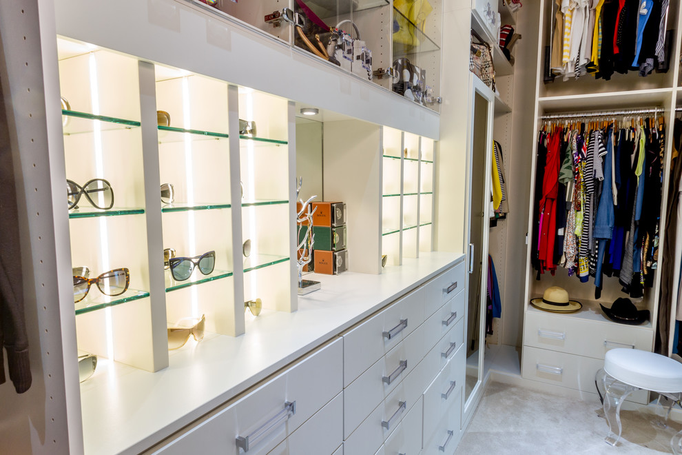WalkIn Closet Organizers Transitional Closet Houston by Closet