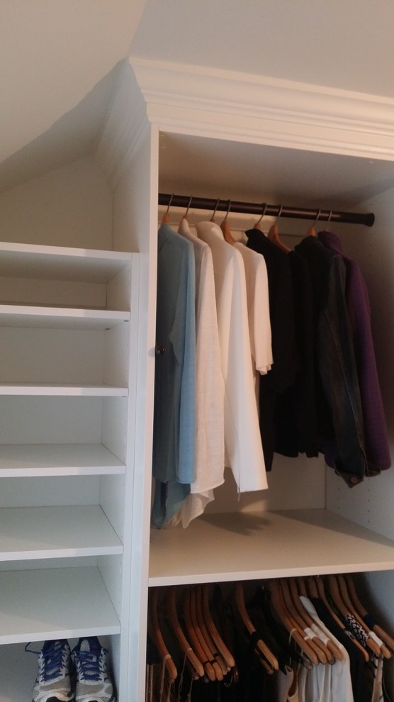 Walk-in Closet Spare Room Makeover - Traditional - Closet - Manchester ...