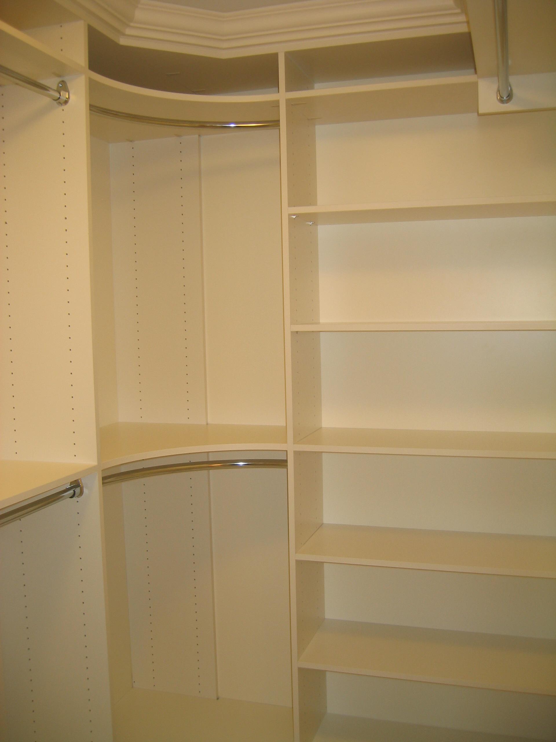 Rounded Corner Closet Rod Photos Ideas Houzz
