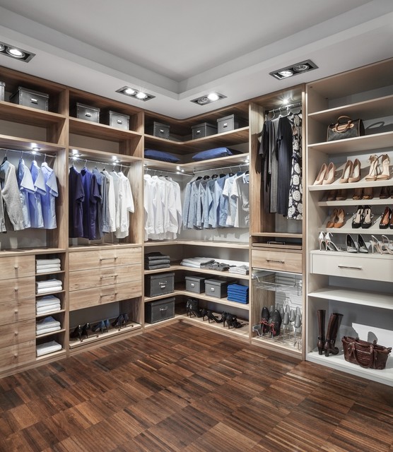 Walk in Closets Contemporáneo Armario Toronto de Komandor Canada Closets & Doors Inc