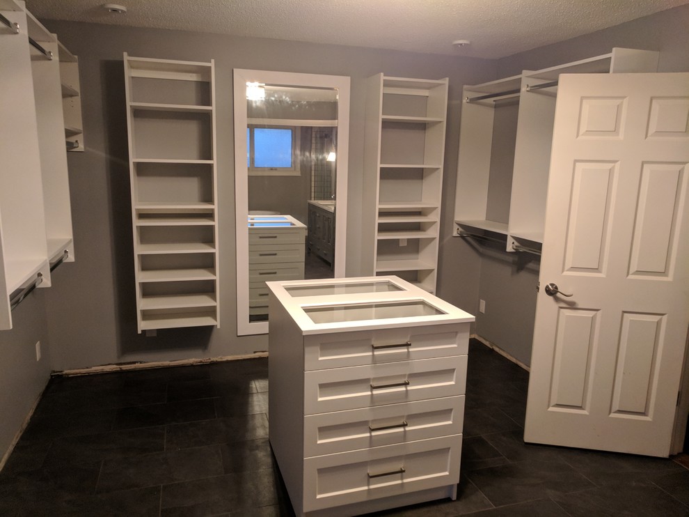 Wardrobe Island Modern Closet Edmonton by STORX Organizing