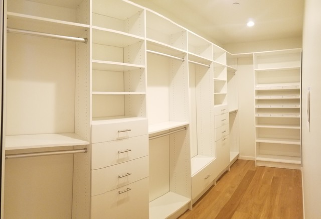 White Walk-in Closet - Modern - Wardrobe - Other - by House In Order ...