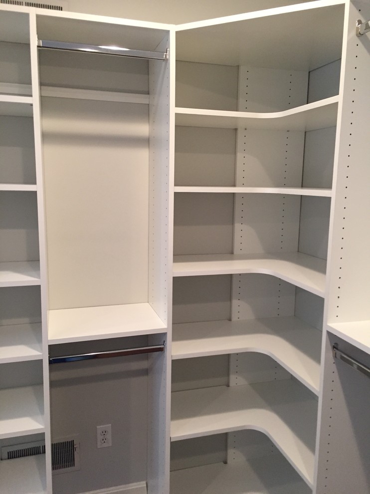 Wrapped Corner Shelves Traditional Closet Other By Inspired