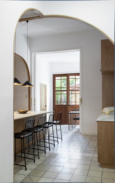 1614_EB. Acceso a cocina. Arcos. - Transitional - Kitchen - Barcelona - by  Albert Brito Arquitectura | Houzz IE