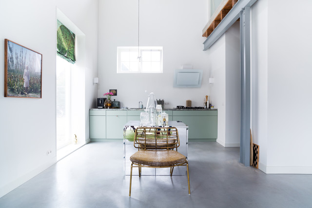 Antigua Fabrica Convertida En Vivienda En Holanda Cocina Scandinavian Kitchen Amsterdam By Apice Photography Houzz Au