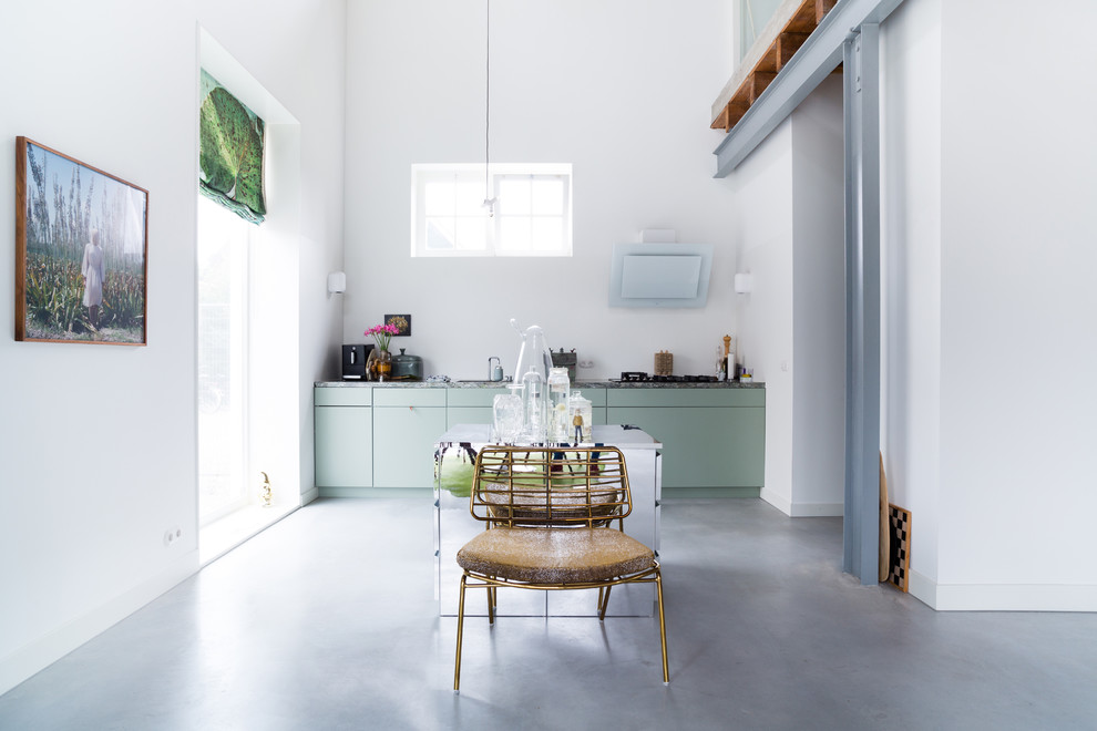 Inspiration for a scandi kitchen in Amsterdam.
