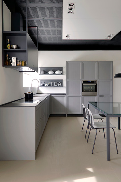 Cocina Dica Arkadia Gris Grafito - Industrial - Kitchen - Other - by