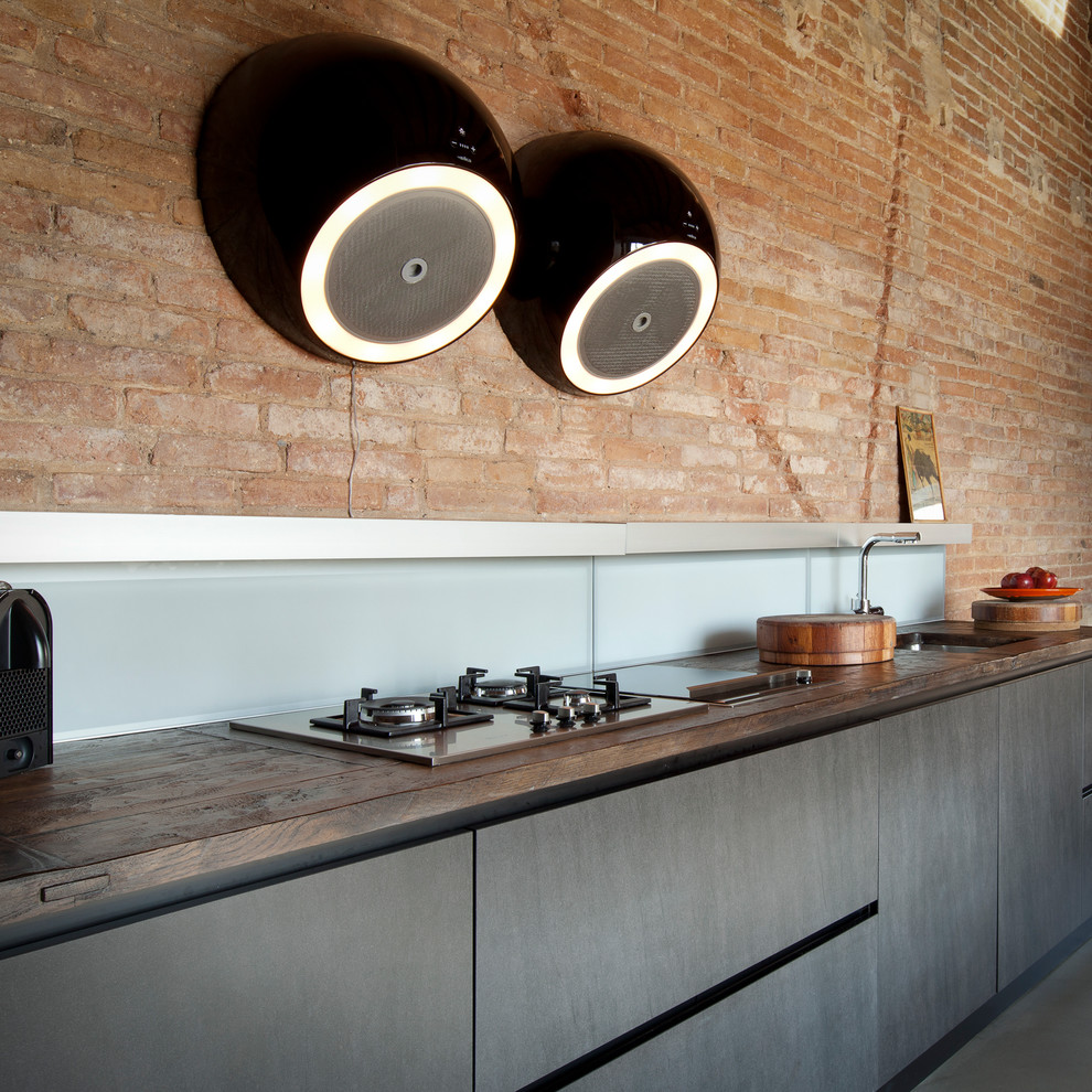 Photo of an industrial kitchen in Barcelona.
