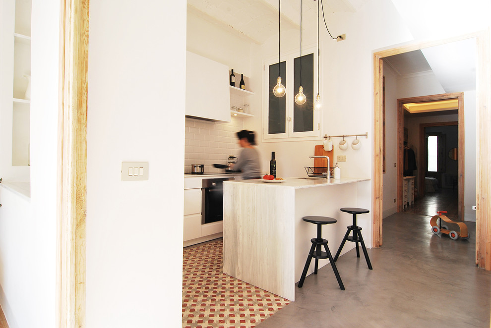 Inspiration for a mediterranean kitchen remodel in Barcelona