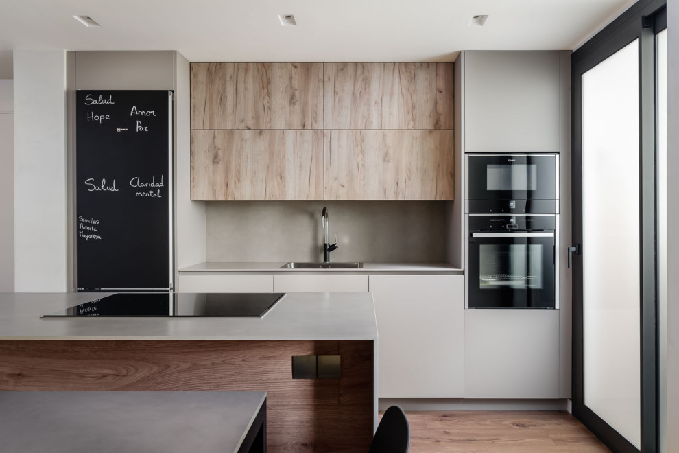 Piso Reformado Por Ud Estudi En Badalona Contemporary Kitchen Barcelona By Sergio López Fotógrafo De Interiores
