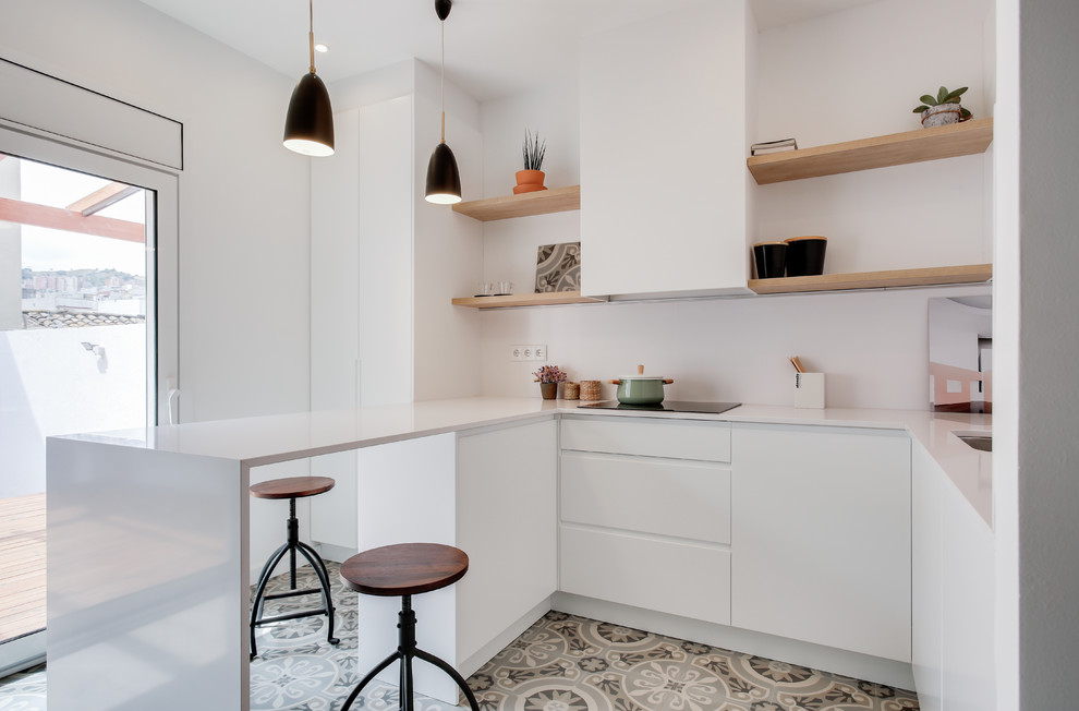 Photo of a modern kitchen in Barcelona.