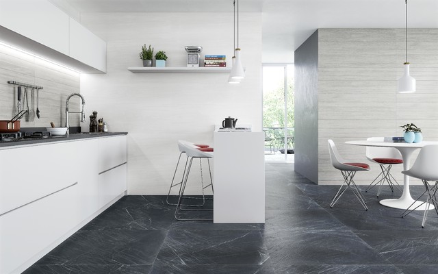 Suite Lines Abbey Gris Maderas Roca Contemporary Kitchen Barcelona By Roca Houzz