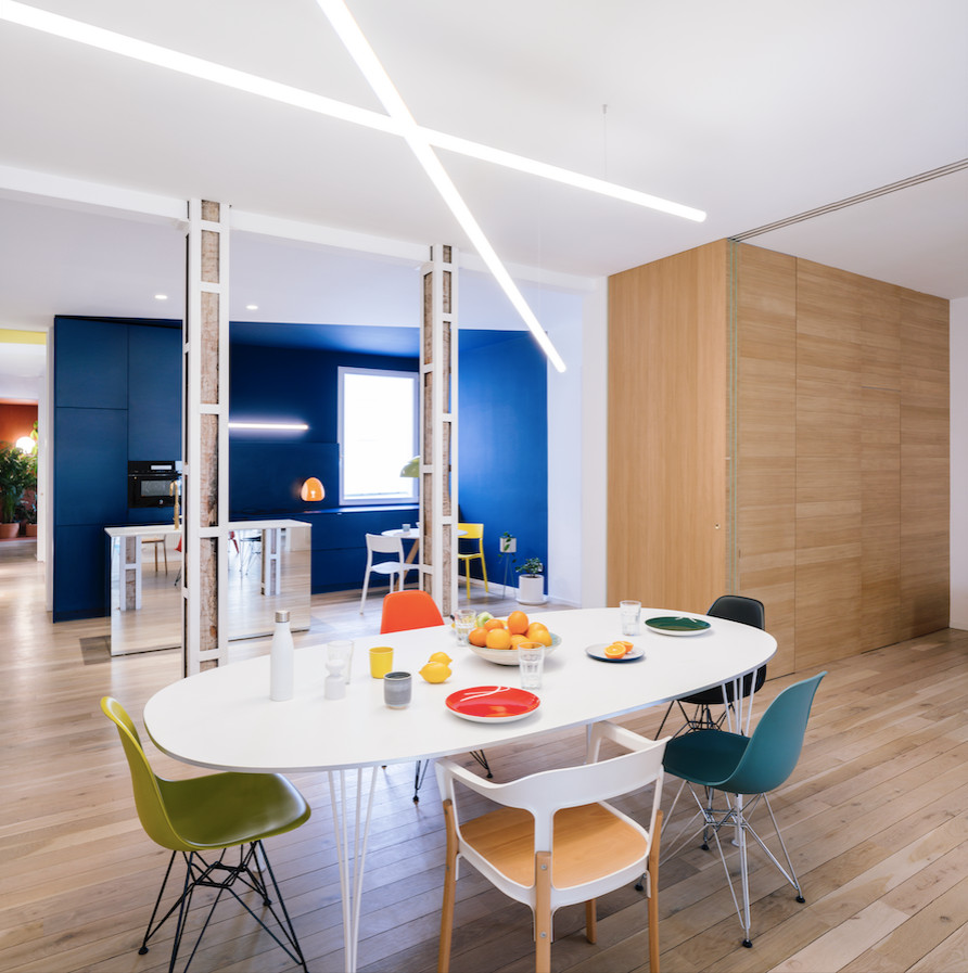 Houzz Испания: Квартира в Мадриде с яркими деталями | Houzz Россия