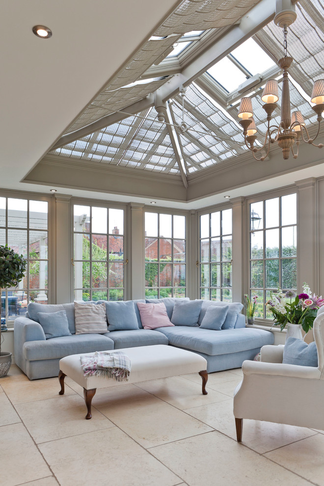 Inspiration for a large traditional conservatory in Other.