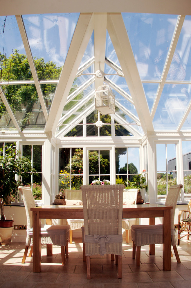 This is an example of a classic conservatory in Cornwall.