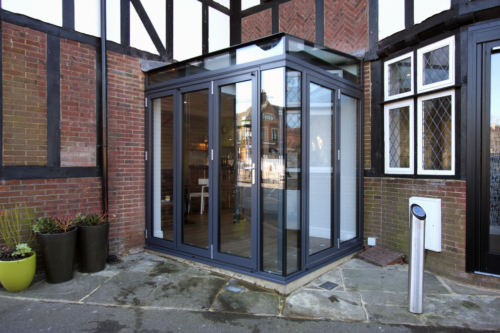 This is an example of a contemporary conservatory.