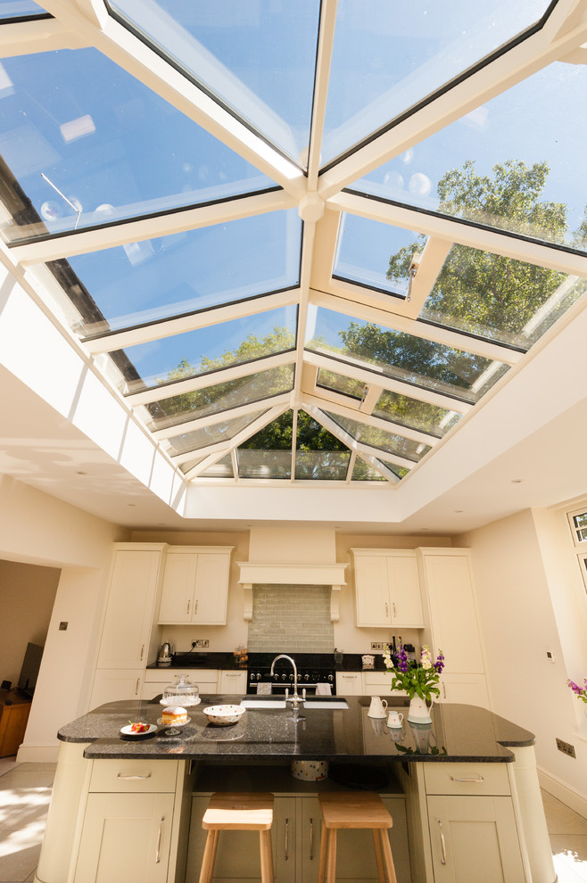 Photo of a contemporary conservatory in Other.