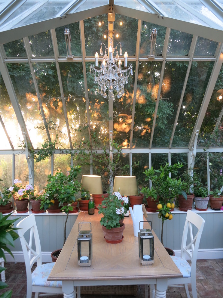 Photo of a medium sized victorian conservatory in Hampshire.