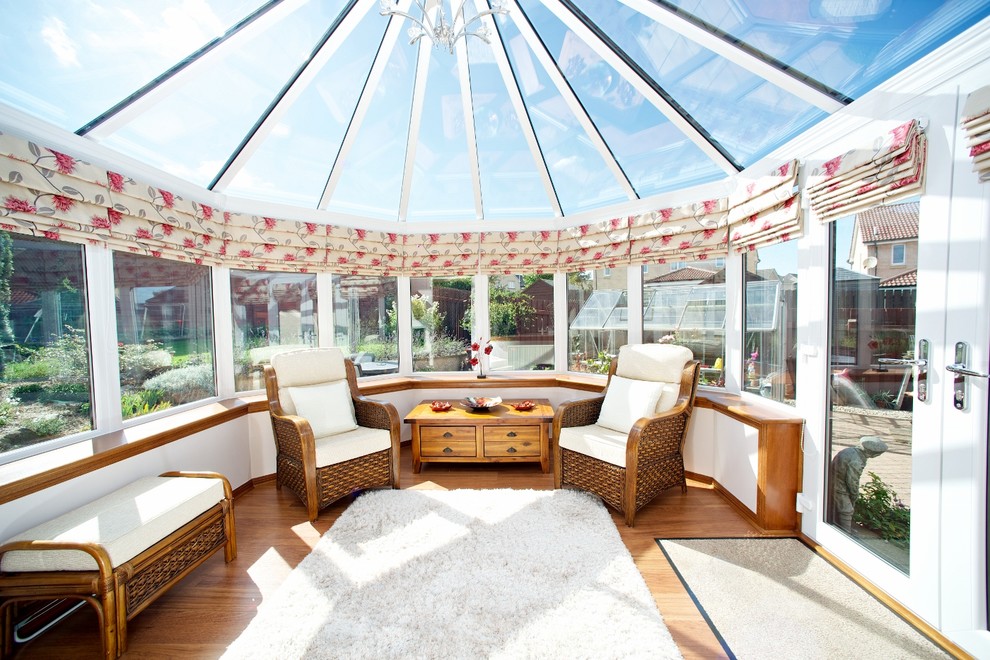 Design ideas for a medium sized victorian conservatory in Other.