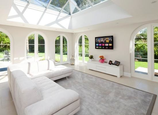 Large Kent Multi Room Audio Visual Modern Conservatory Kent By