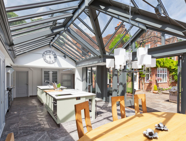 Large Kitchen Conservatory Contemporary Sunroom Other By Vale Garden Houses Houzz