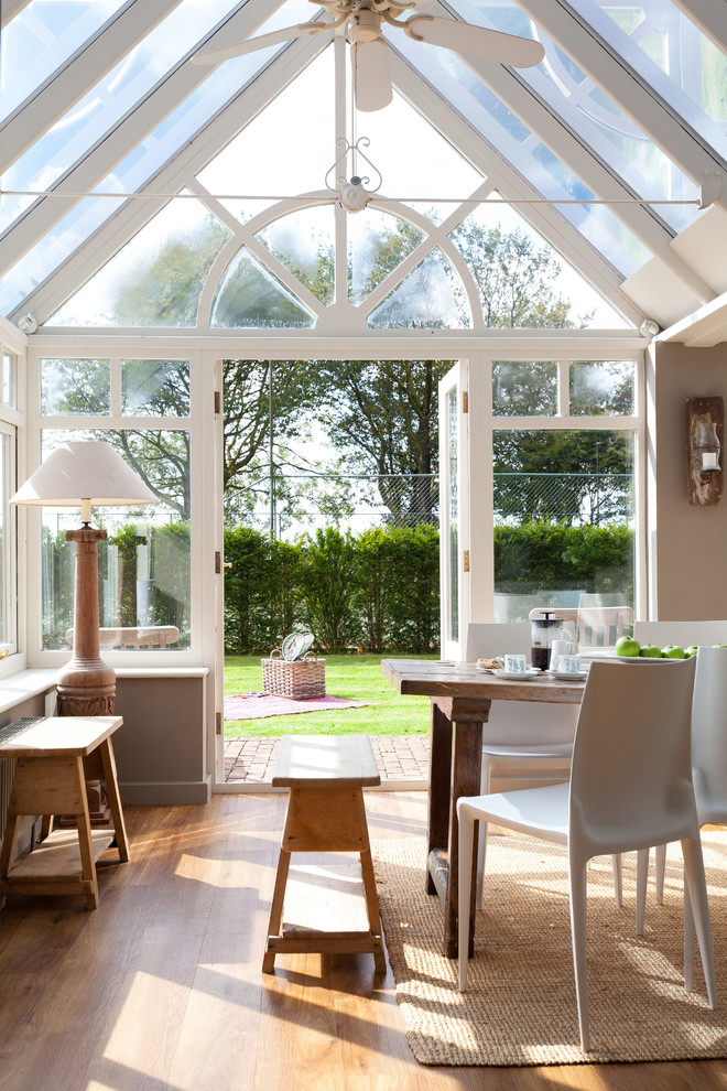 Farmhouse conservatory in Gloucestershire.