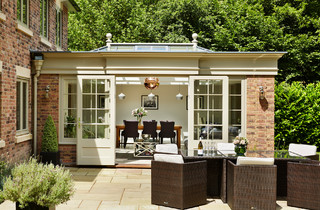 Orangery & wine store in Surrey - Traditional - Sunroom - Essex - by