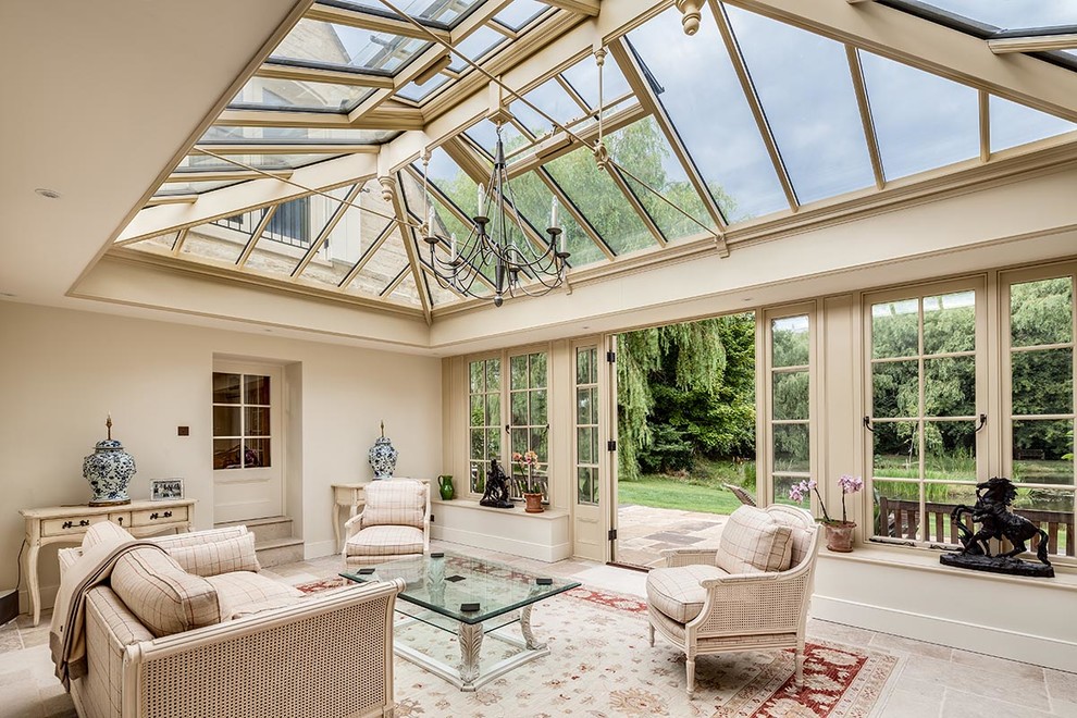 This is an example of a classic conservatory in Wiltshire.