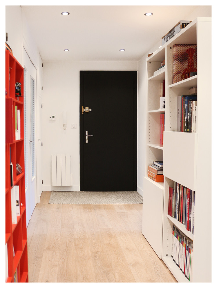 Hallway - modern hallway idea in Lyon