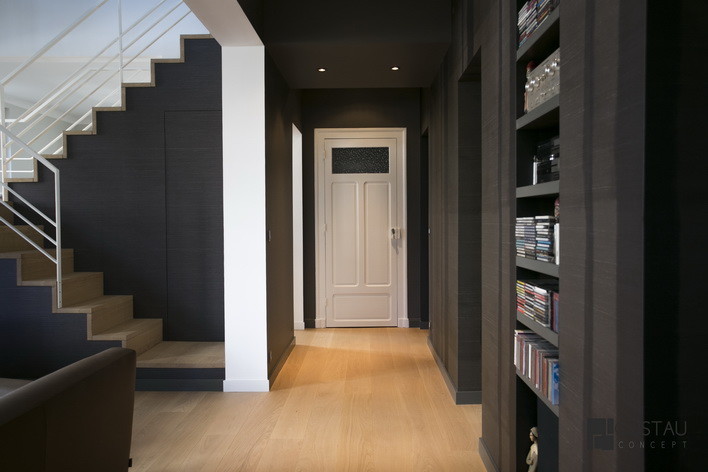 Пример оригинального дизайна: коридор в современном стиле