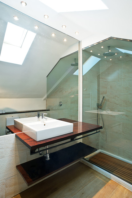 ATICO EN EL BARRIO DE SALAMANCA - Contemporáneo - Cuarto de baño