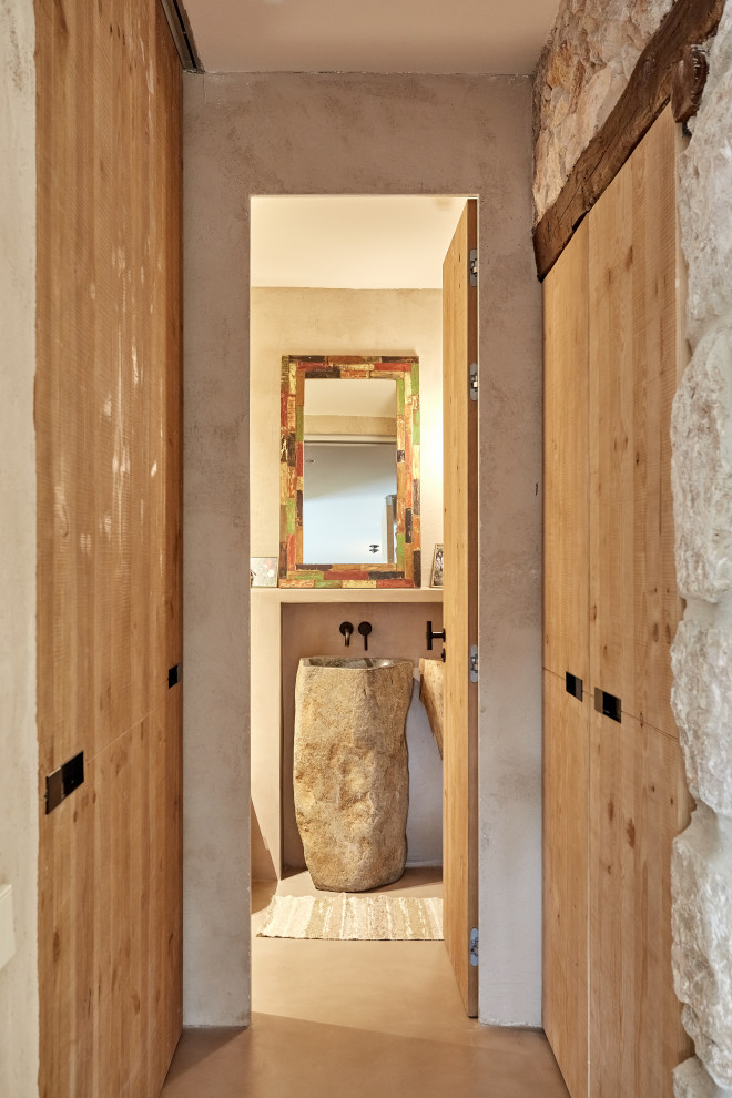 Inspiration for a mediterranean bathroom remodel in Other