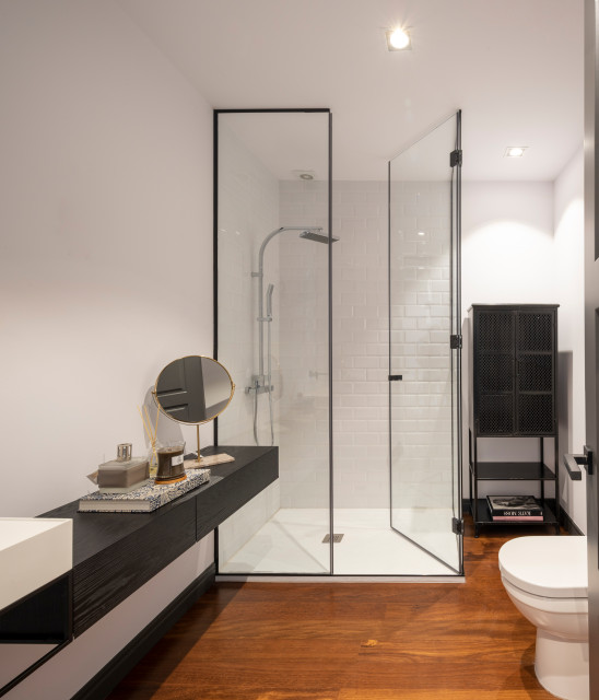 El Piso De L Moderno Cuarto De Baño Otras Zonas De Gloria Sanz Interiorismo Houzz