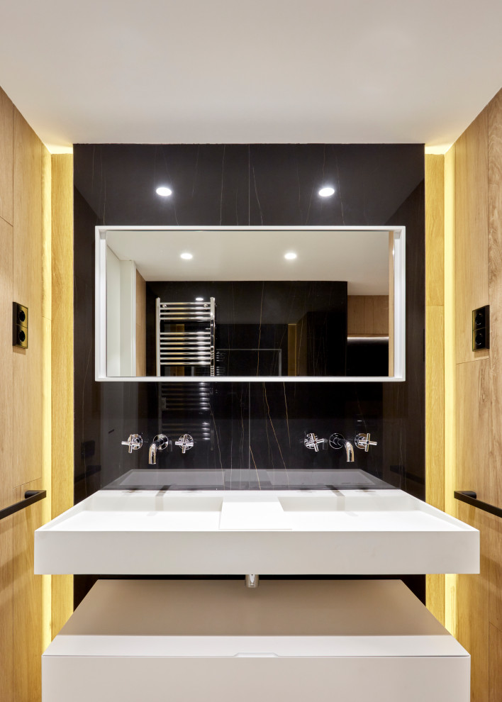 Example of a trendy bathroom design in Madrid