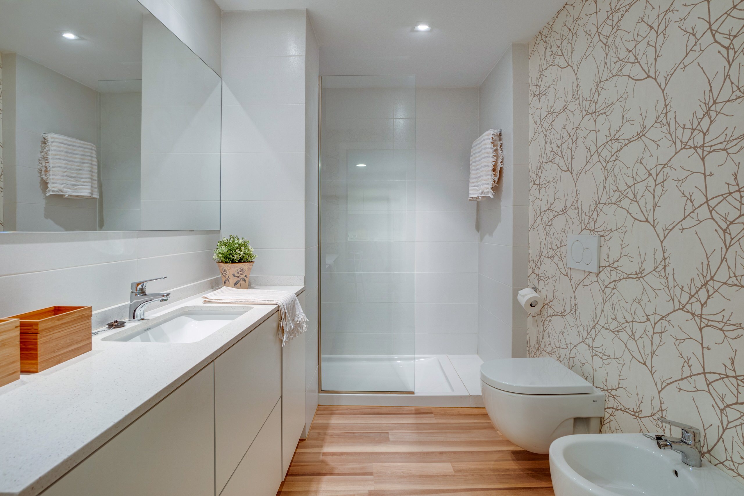 Fotos de baños | Diseños de baños con paredes beige - Diciembre 2022 |  Houzz ES