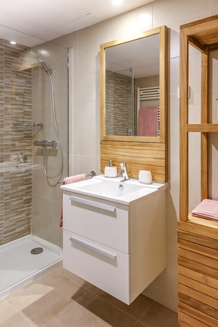 Fotos de baños | Diseños de baños con paredes beige - Diciembre 2022 |  Houzz ES
