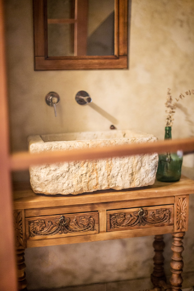 This is an example of a mediterranean bathroom in Other.